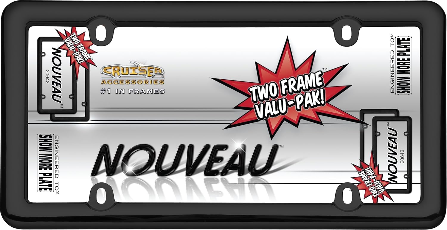 新品 Plage PP (Pake Plage) Amazon.com: Cruiser Accessories 20642 Nouveau Two Frame Valu